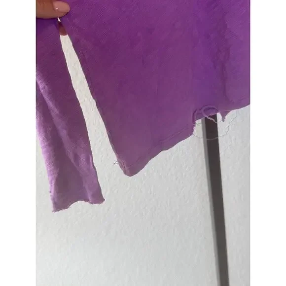 ATM | Long Sleeve Destroyed Cotton Tee - Picture 3 of 6